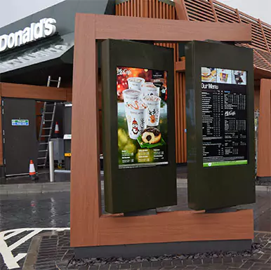 Menu digital extérieur d'Armagard qui sera sûrement en présentation au salon de DSE 2017 Menu digital extérieur d'Armagard qui sera sûrement en présentation au salon de DSE 2017