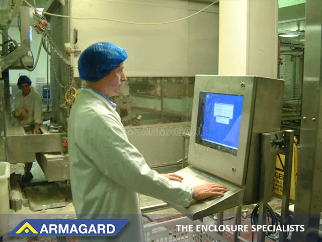 boîtier d’ordinateur en acier inoxydable pour les opérations de traitement des aliments boîtier d’ordinateur en acier inoxydable pour les opérations de traitement des aliments