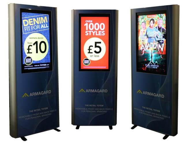 Écran Publicitaire Dynamique ADVUE 32" - Système Android, Boucle Automatique, Pour Restaurant, Salon, Commerce - Fixation Murale/sol/plafond Incluse