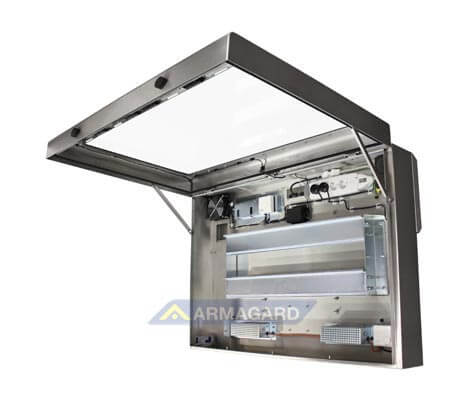 Armoire exterieure etanche, Protection LCD étanche