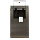 Armoire imprimante thermique Zebra lavages intensifs avec impressions sortant de la trappe de récupération des étiquettes ouverte