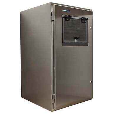 Armoire imprimante thermique Zebra lavages intensifs avec indice de protection IP65