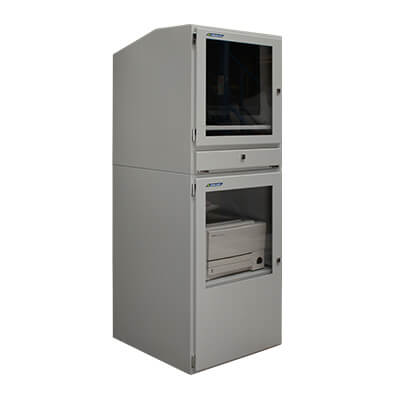 Une armoire informatique industrielle, les PENC-800 et PPRI-700