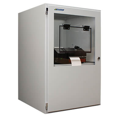 Armoire sur pied pour imprimante Zebra avec indice de protection IP54