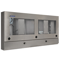 Armagard boîtier PC double écran en inox