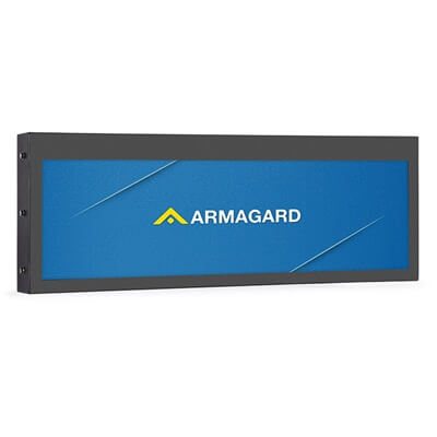 Caisson extérieur pour affichage LCD à barre étirée IP56