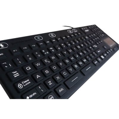 Clavier hygiénique étanche Armagard résistant à l’humidité et à la poussière