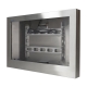 Coffret écran inox IP fermé, vue de droite
