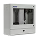 Coffret informatique industriel, vue côté gauche