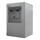 Utilisez un coffret pour imprimante industriel sur pied pour installer des imprimantes laser Lexmark dans des environnements industriels poussiéreux Vue droite du coffret pour imprimante industriel sur pied