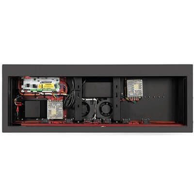 Vue de face du DynaScan DS371BT4 caisson pour écran LCD étiré haute luminosité