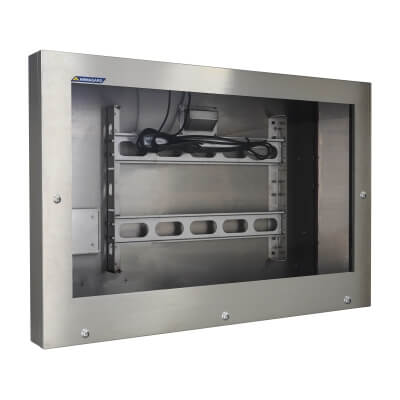 Écran inox full IP69K 75" pour zones hygiéniques