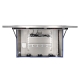 Boîtier écran inox full IP69K ouvert, face avant