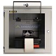Caisson pour imprimante PPRI-400 en acier doux avec porte d?accès ouverte