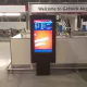 Sucette affiche numeriqueinsitu at Gatwick airport