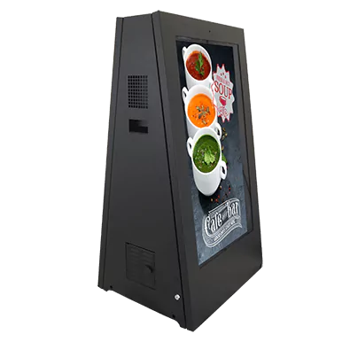 Totem digital double-face stop trottoir 